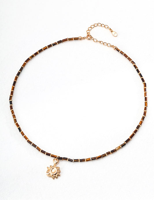 Golden Aura Tiger's Eye Necklace