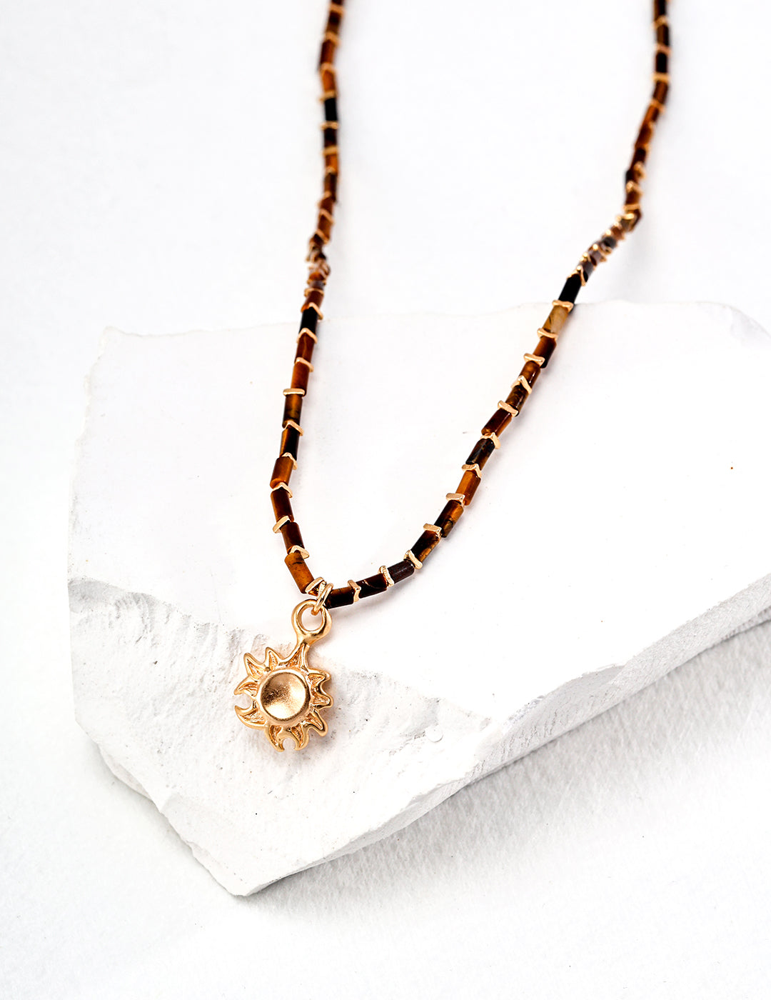 Golden Aura Tiger's Eye Necklace