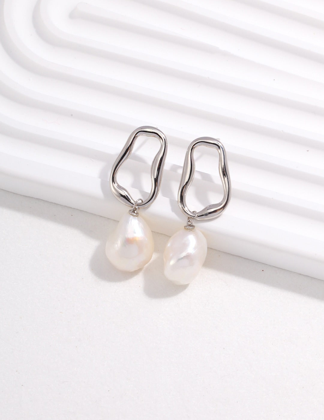 Baroque Irregular Pearl Earrings