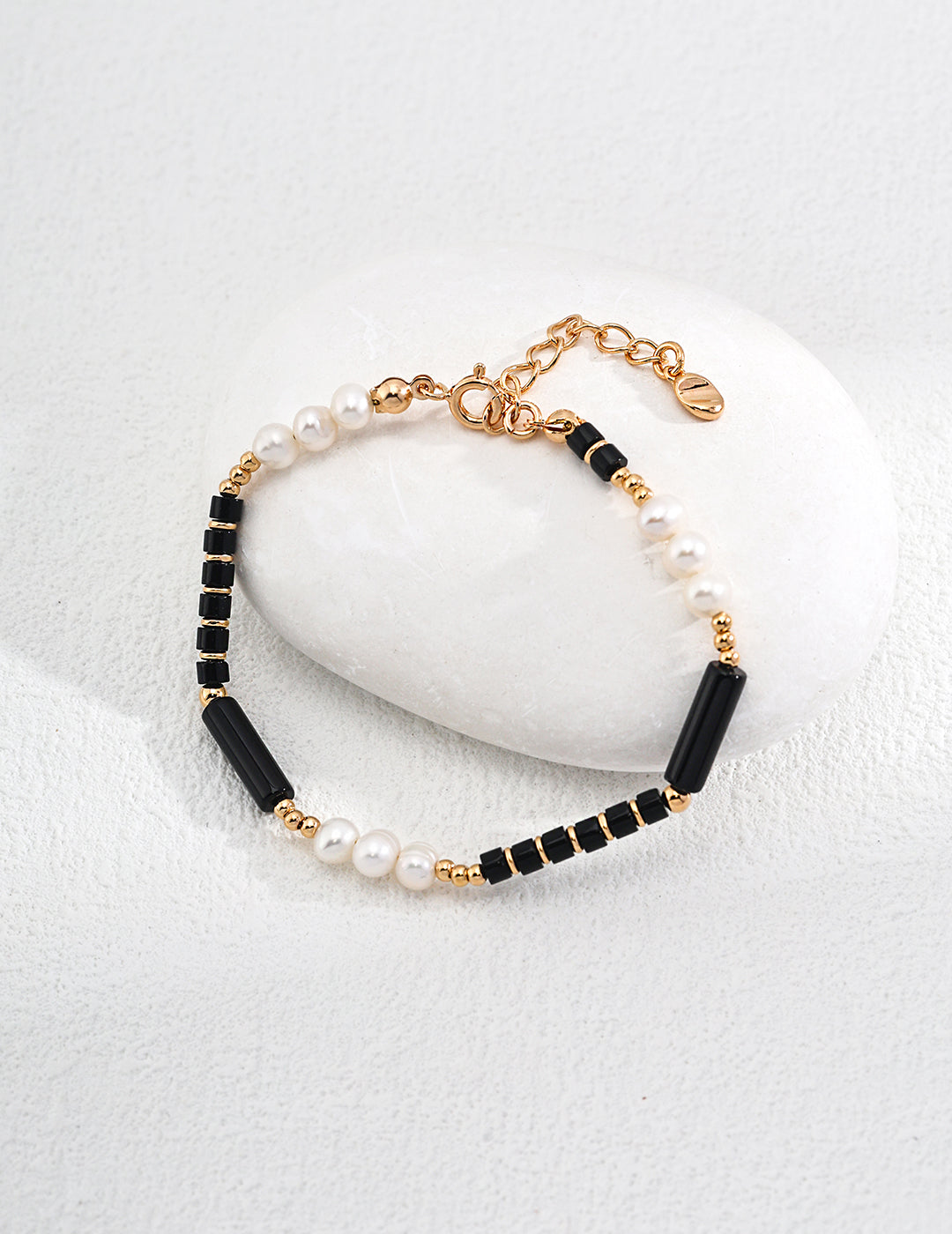 Regal Charm Onyx Bracelet