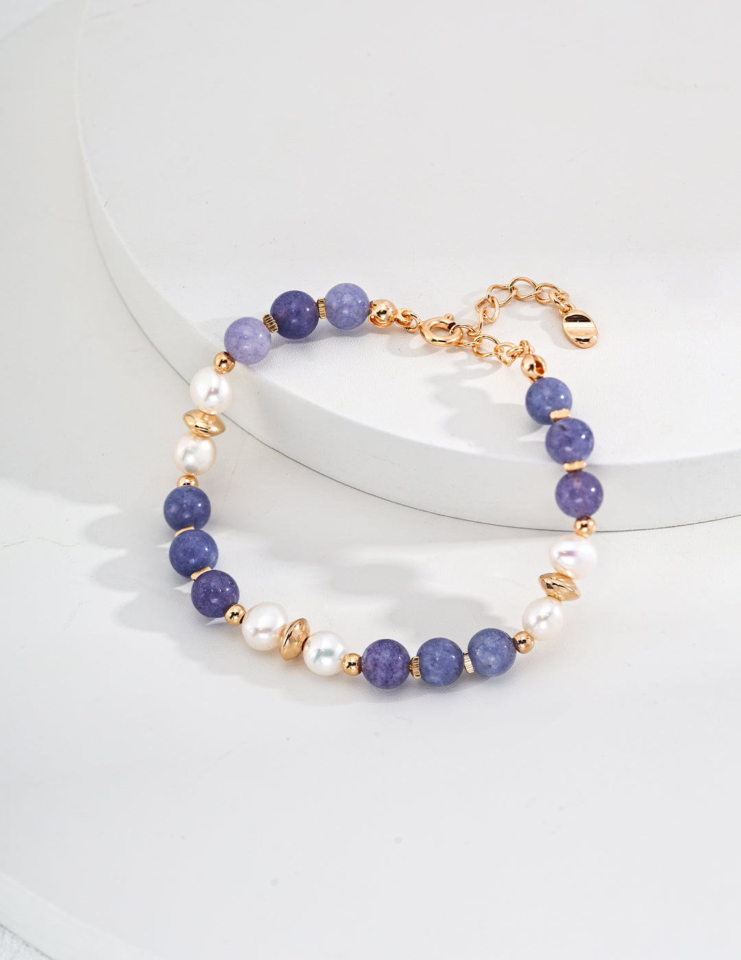 Natural Pearl & Amethyst Bracelet